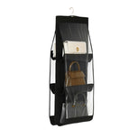 6-Pocket Foldable Hanging Organizer for Handbags