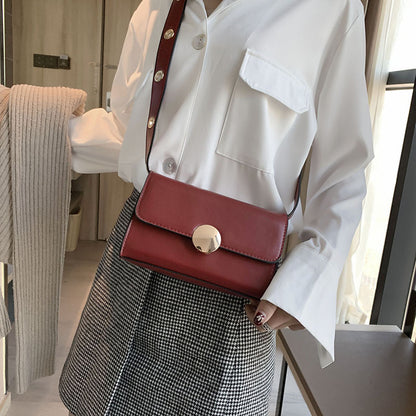 Slim Shoulder Leather Handbag