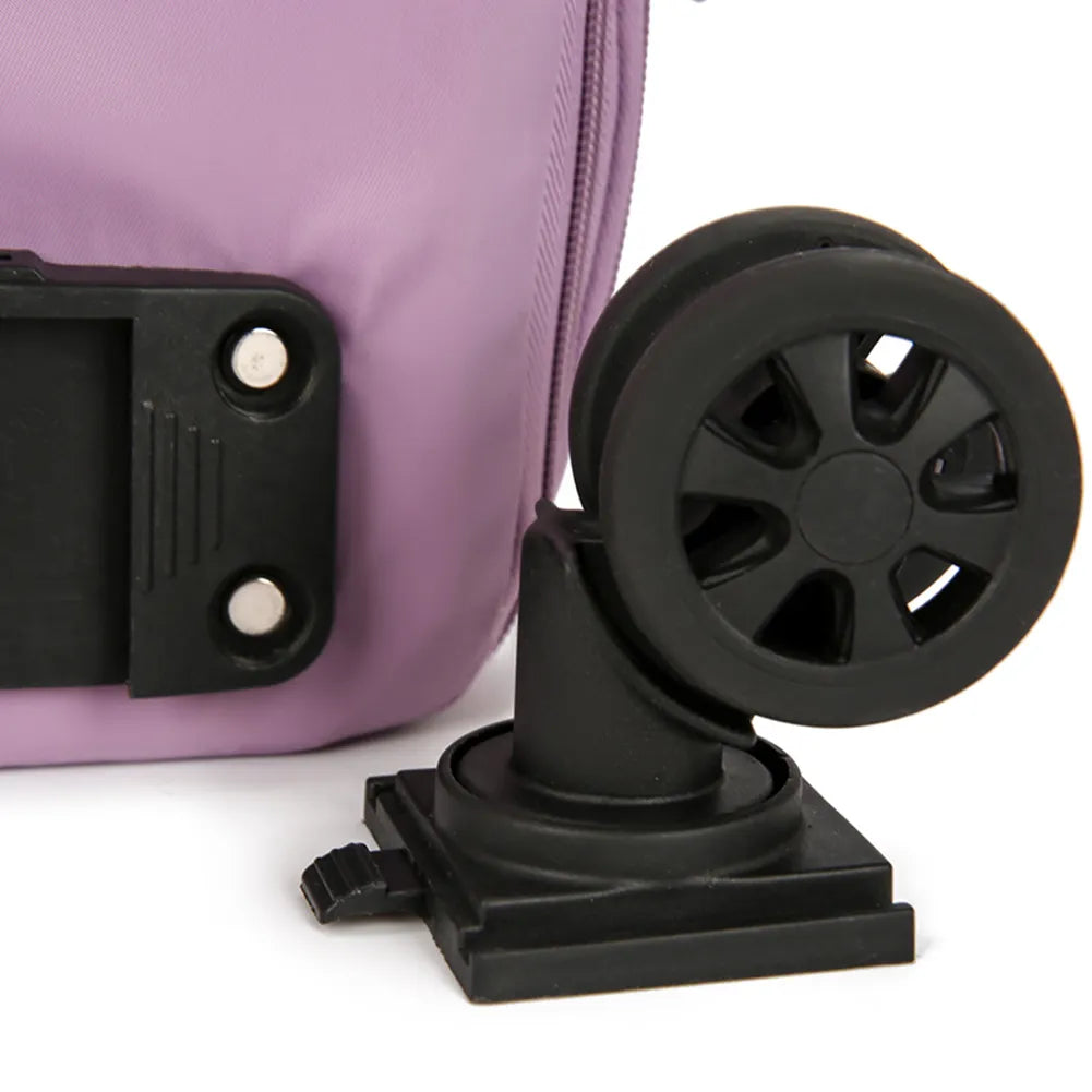 The Clever Glide Bag – Foldable Rolling Weekender