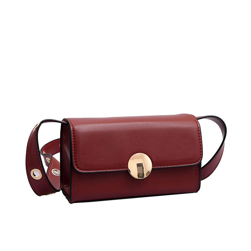 Slim Shoulder Leather Handbag