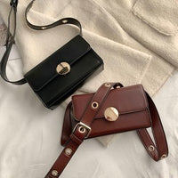 Slim Shoulder Leather Handbag
