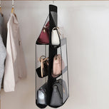 6-Pocket Foldable Hanging Organizer for Handbags