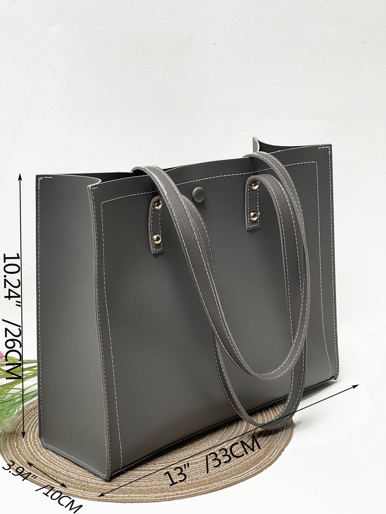 Retro European Leather Tote