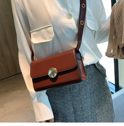 Slim Shoulder Leather Handbag