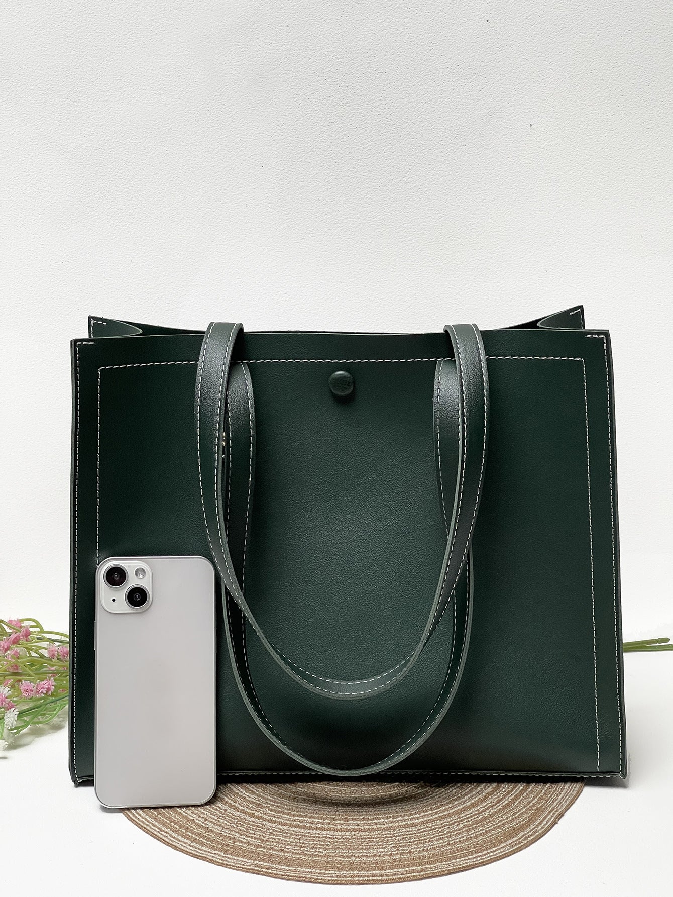 Retro European Leather Tote